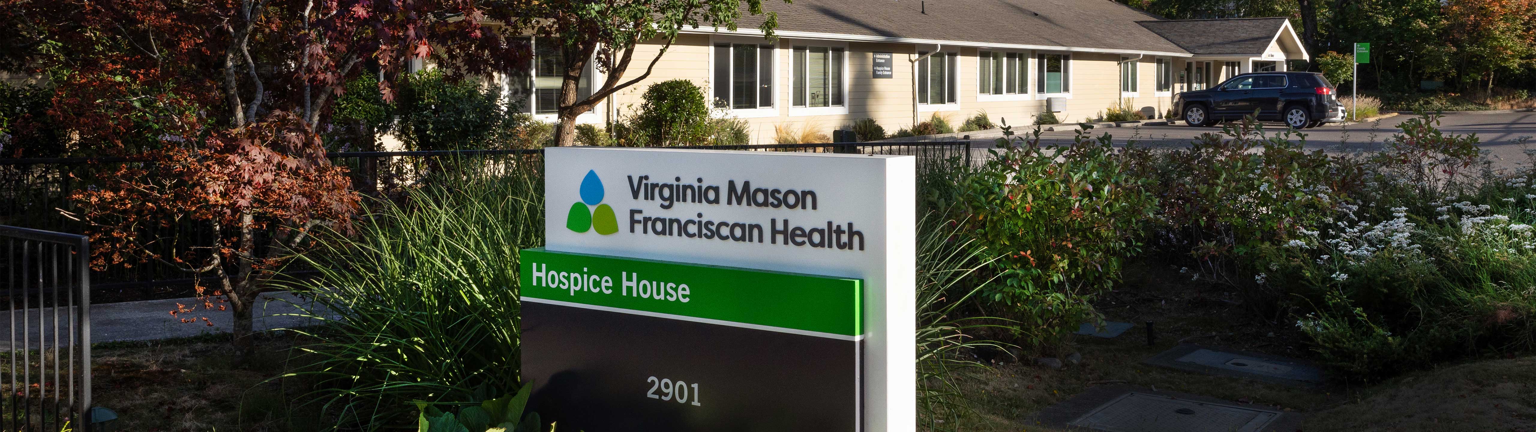 Exterior front view of Franciscan Hospice and Palliative Care