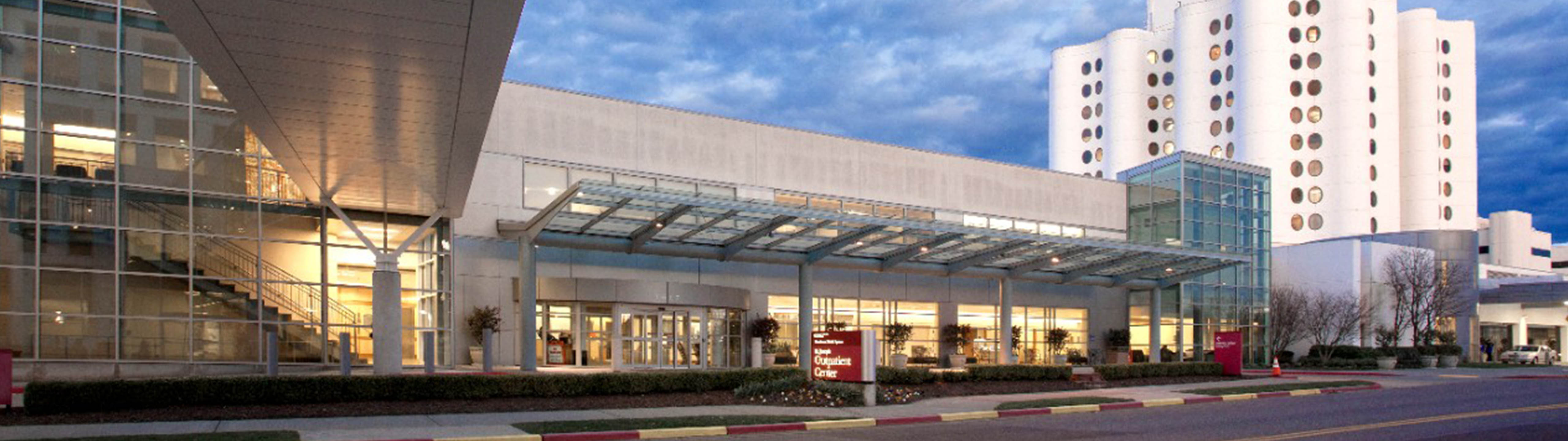Exterior front view of St. Joseph Medical Center