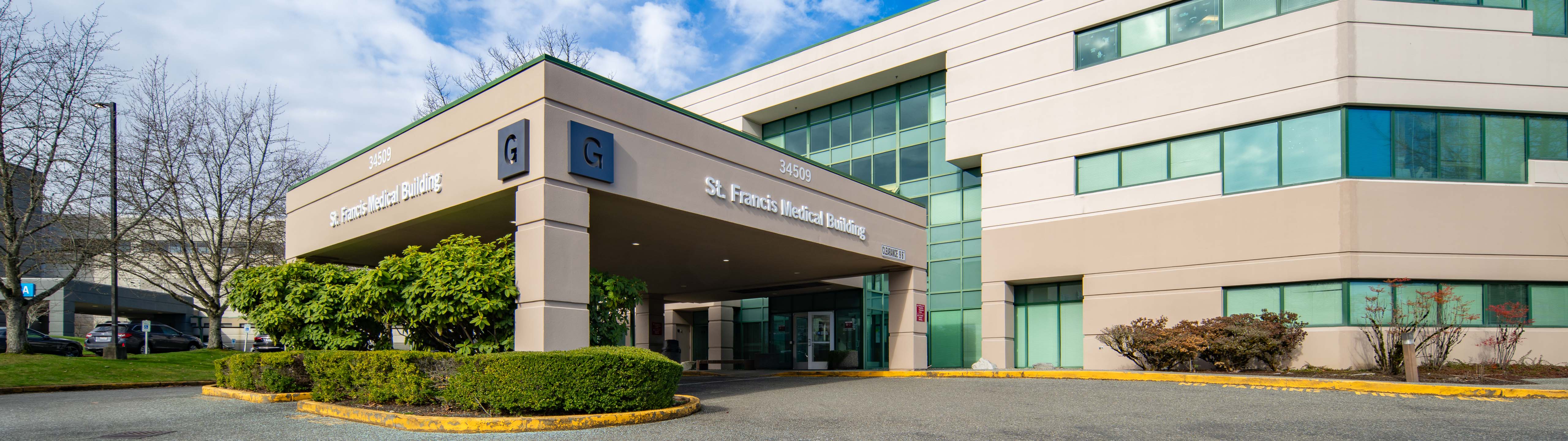 Exterior front view of Franciscan Endocrine Associates at St. Francis
