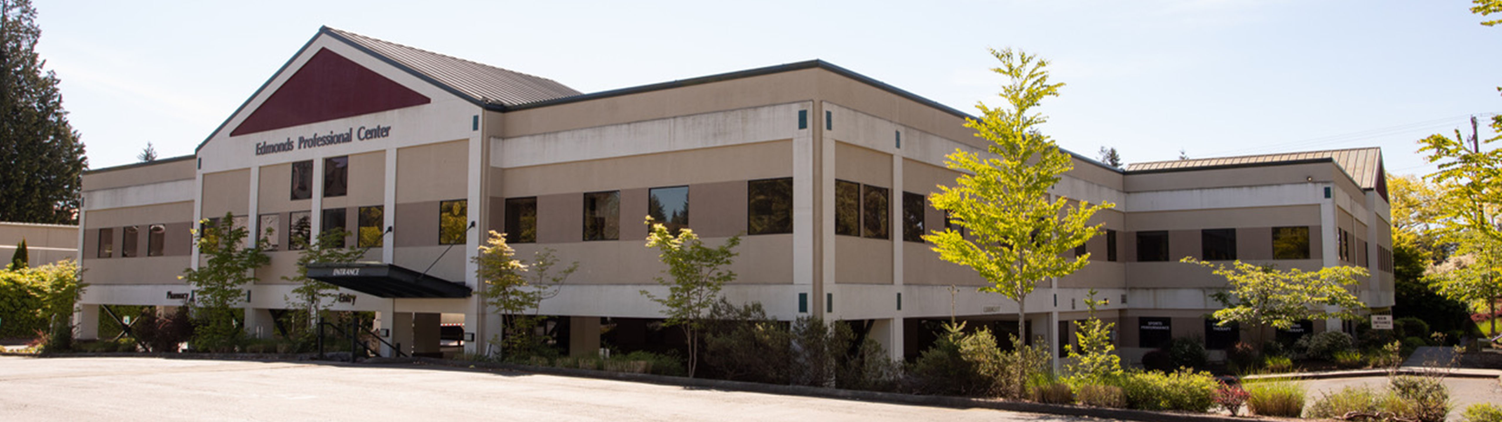 Exterior front view of Virginia Mason Franciscan Health Medical Pavilion - Edmonds