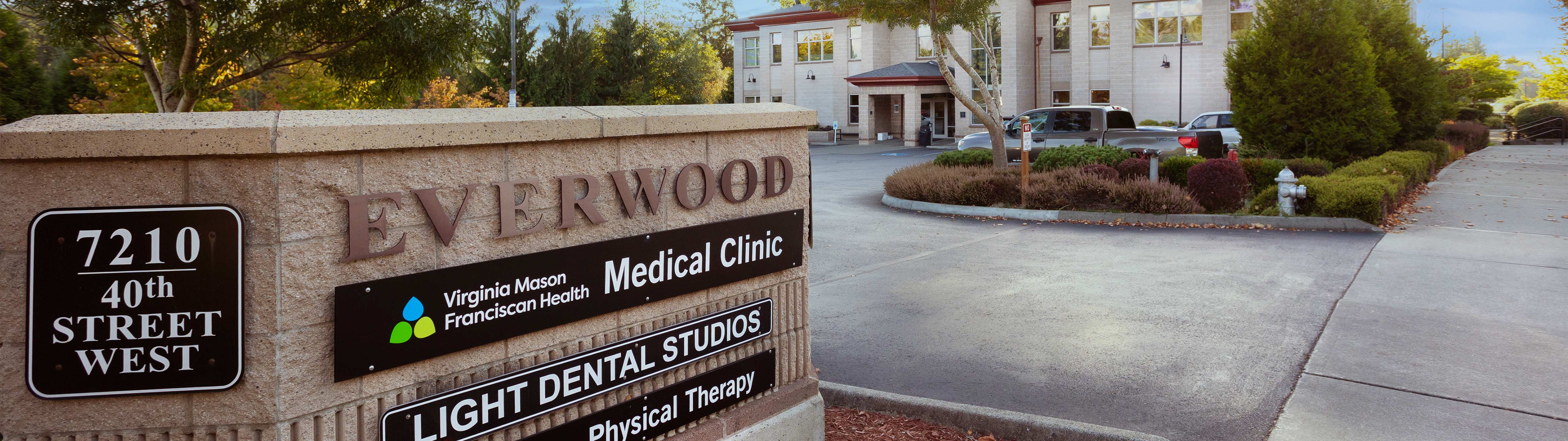 Exterior front view of Franciscan Medical Clinic - University Place